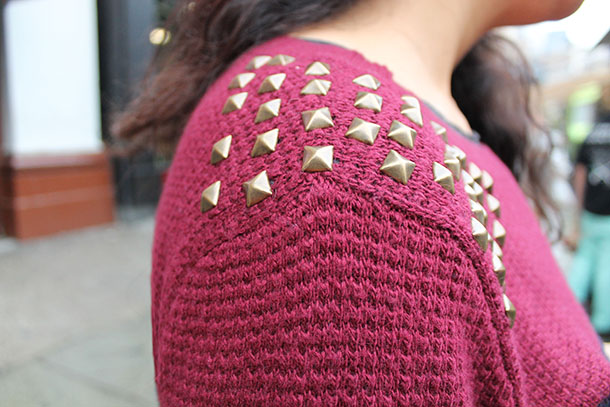 DIY: Add studs to style a sweater