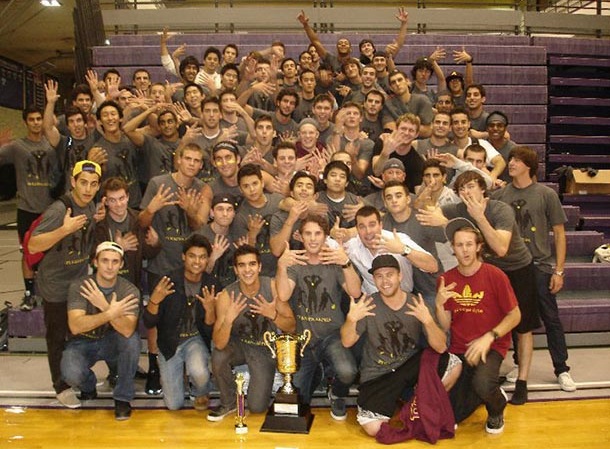 Pi Kappa Alpha brothers shave head to raise money for cancer research