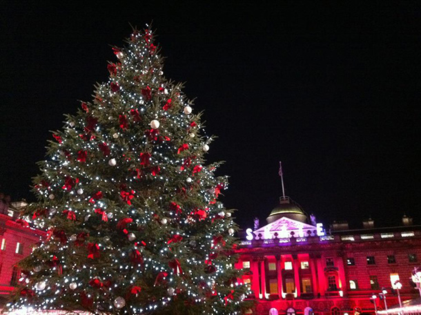 Students at NYU London get into the holiday spirit