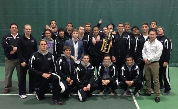 Violets fight to win first in wrestling tournament