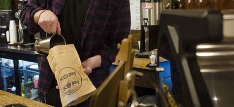 Neighborhood coffee shops offer discounts, board games