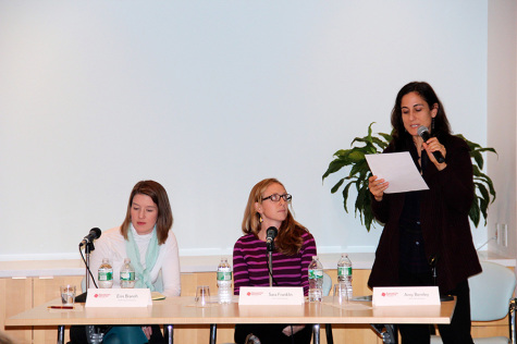 Panel discusses gender, cooking in writing