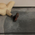 One of Robert Gober's many strange and beautiful sculptures in "The Heart is Not a Metaphor."