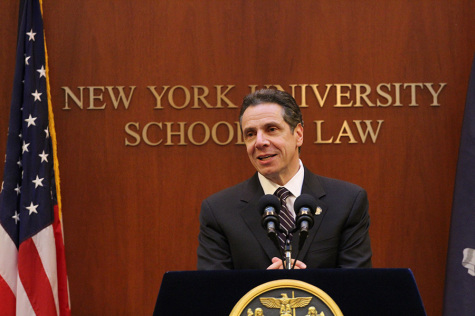 Cuomo calls for transparent legislators in speech at NYU Law