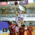Patrick Burns takes a shot from in deep against Rutgers on Wednesday.