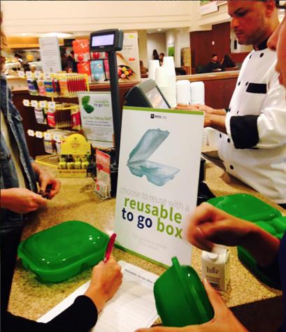 Eco-friendly to-go option off to a slow start in dining halls