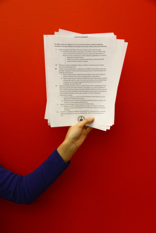 Black and Brown Coalition finalizing list of demands for NYU