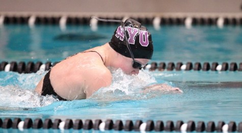 Swimming shaves time, breaks records