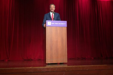 NYU College Democrats Host NYC Mayor Bill de Blasio
