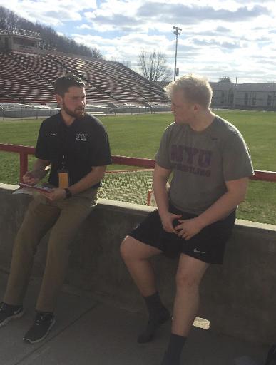 Bryan Costello joined NYU’s sport medicine department as an athletic trainer in July 2016. He works with the wrestling, women’s soccer and men’s volleyball teams.