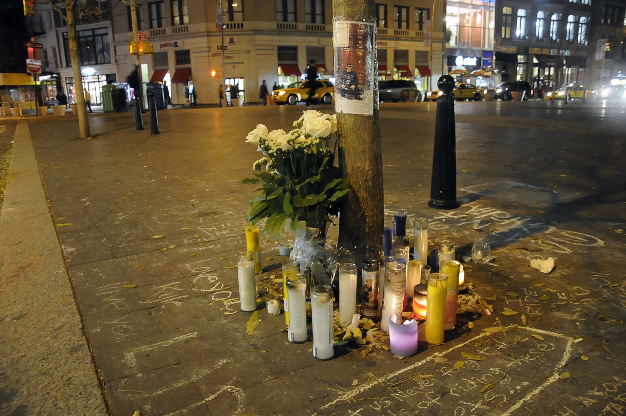 Family, friends of Kyle Larson, 20, gather at Union Square