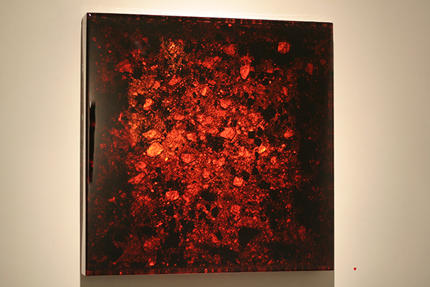 Controversial art features blood work