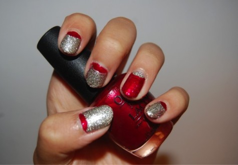 Reverse-French manicures put twist on classic design