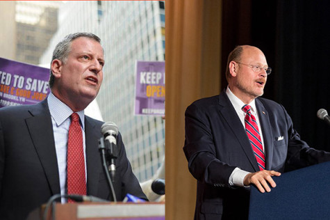 Mayoral General Election Today, Lhota faces off with de Blasio
