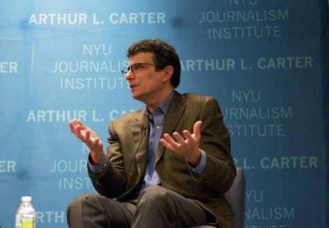 New Yorker Editor David Remnick discusses life, career in conversation at Journalism Institute