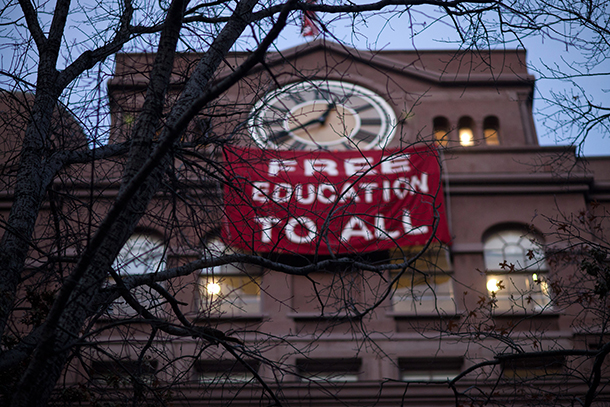 Developing: Cooper Union Protest