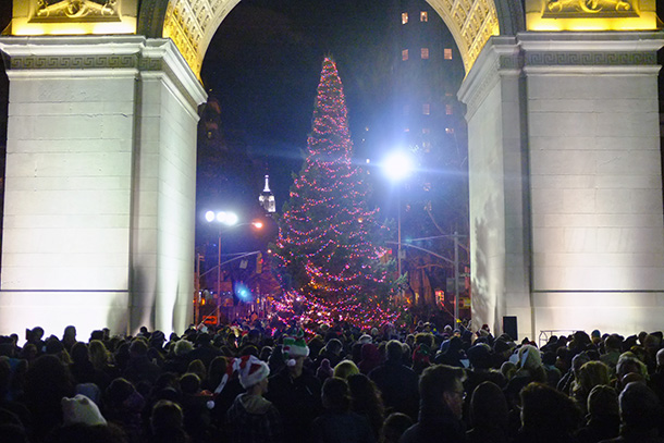 Washington Square Christmas tree lighting ceremony celebrates its 88th year
