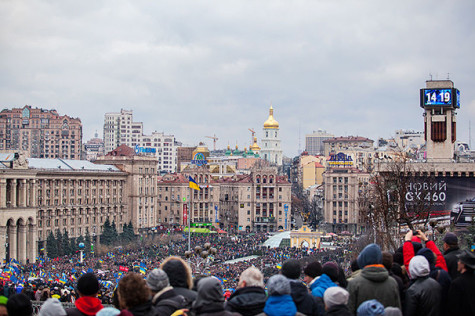 Ukraine protests fueled by social media