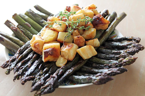 WSN Recipes: Roasted parsnips with asparagus