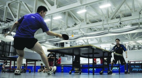 Table tennis team slams competition