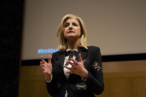 Huffington gives wake-up call at Stern conference