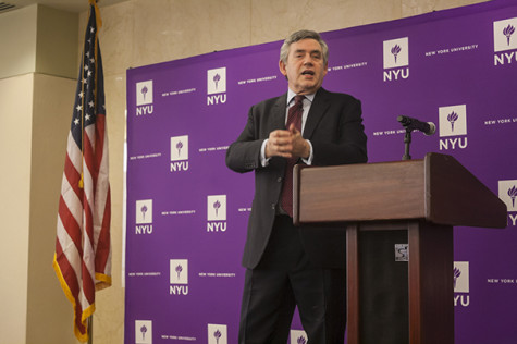 UK’s Brown encourages worldwide education