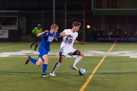 Penalty kick gives Violets the win
