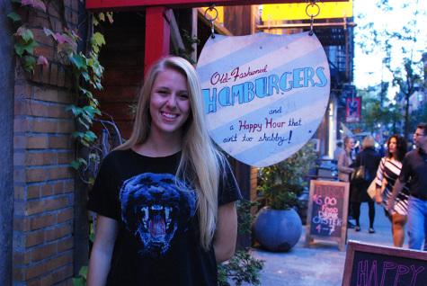 Student gives insight as hostess