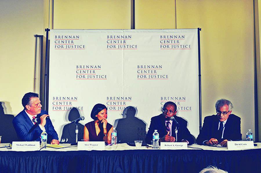 From+left+to+right%3A+Michael+Waldman%2C+Alex+Wagner%2C+Robert+George+and+David+Corn+discuss+the+lack+of+enthusiasm+for+the+upcoming+elections.+
