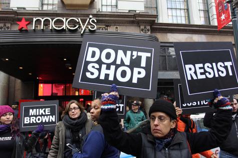 Protesters attempt to disrupt Black Friday sales
