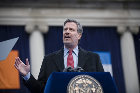 De Blasio confronts city housing shortage