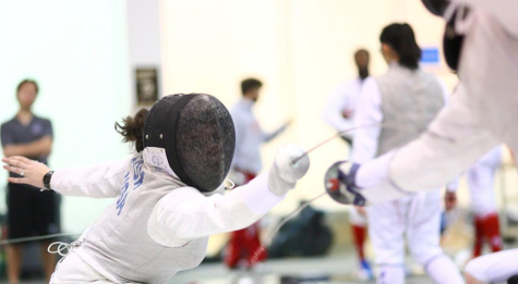 Fencing foils Sacred Heart
