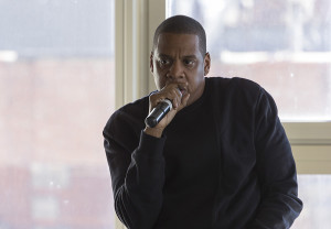 Jay-Z talks to Clive Davis students about Tidal, a music streaming service. 
