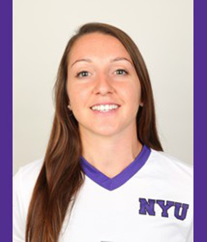 Women’s soccer captain Menta always on the move