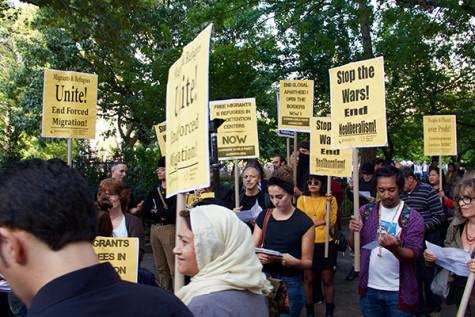 PHOTOS: Groups rally against forced emigration