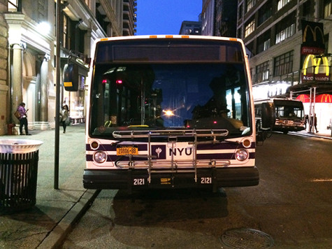 NYU bus strikes pedestrian