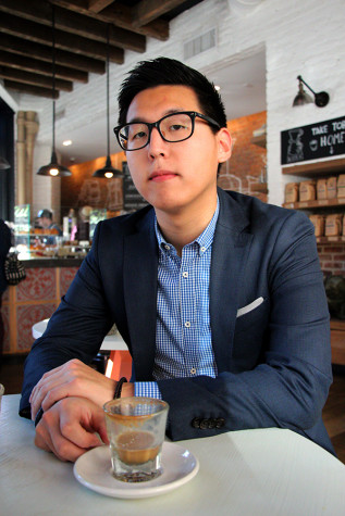 Coffee break with SPS junior Arnold Byun