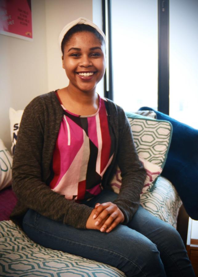 Tamera+Davis+%28Gallatin+%E2%80%9919%29%2C+member+of+NYU+Project+Outreach%2C+volunteer+at+Strive+for+College%2C+and+one+of+many+on+campus+who+enjoys+giving+back+to+the+community%2C+says+she+is+thankful+for+the+opportunities+offered+by+a+prestigious+university.