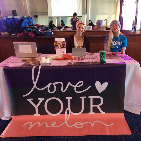 Members of NYU Love Your Melon tabled at the first Battle of the Bald event at NYU.