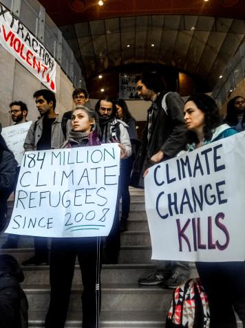 Divest speak-out relates race and climate