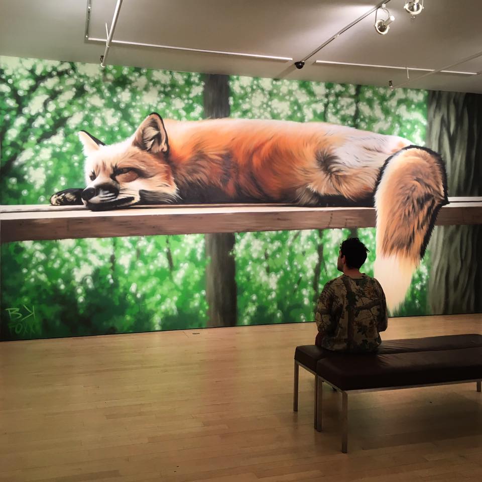 Currently on show at the Woodland Gallery, the