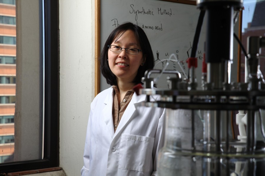 NYU+Tandon+associate+professor+Jin+Kim+Montclare+has+been+named+a+2016+Rising+Star+of+chemical+engineering.