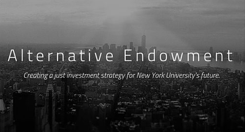 The Alternative Endowment Coalition is a student-run NYU group formed to discuss and form plans to alter NYU’s endowment budget.