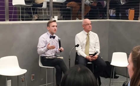 Hamilton Uses First Town Hall to Discuss NYU Affordability, Global Networking