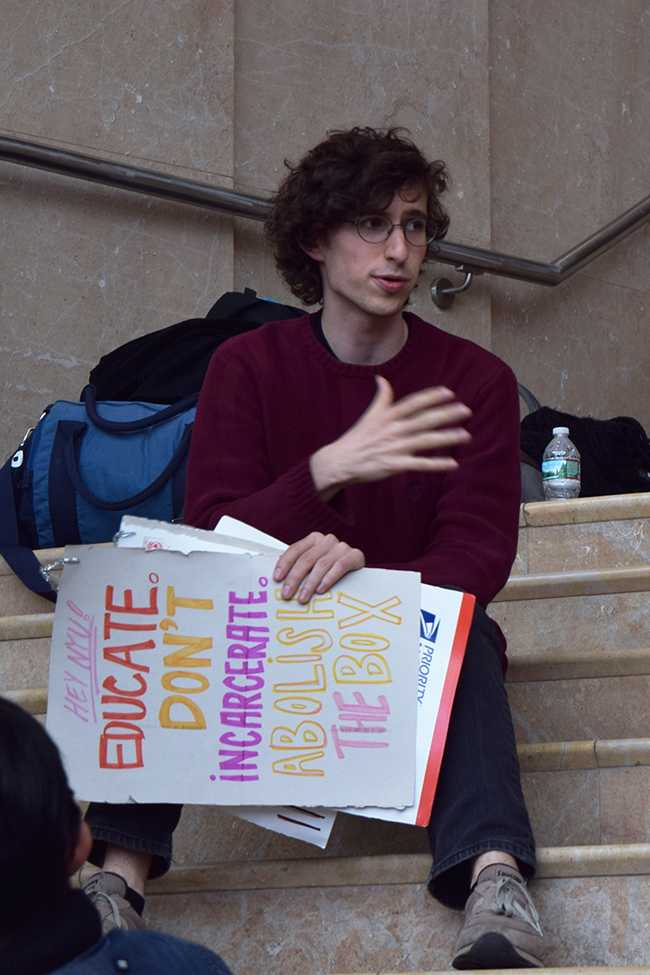 The Incarceration to Education Coalition met with NYU President Hamilton Monday, the second term agreed upon during IEC’s 33-hour sit in earlier this month.