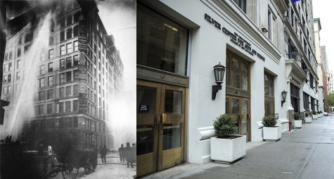 Once the Triangle Shirtwaist Factory and the site of the famous fire in 1911, the Brown Building is home to the Biology and Chemistry departments. 