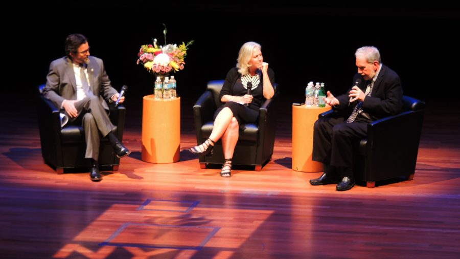 Former+NYU+President+John+Sexton+returned+to+the+university+this+Tuesday+for+a+panel+in+Skirball.