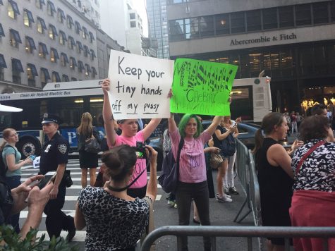 NYU Joins Pussy Power Movement At Trump Tower