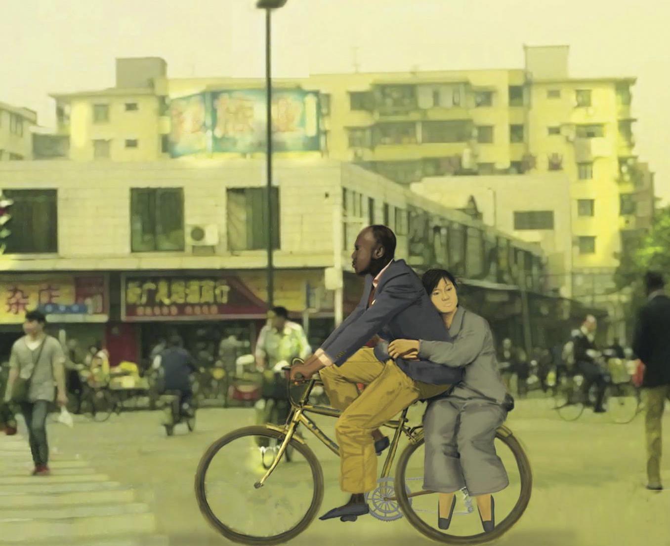 A shot from a Tisch Asia student Quester Hannah’s (‘14) second year film ‘King of Guangzhou.’