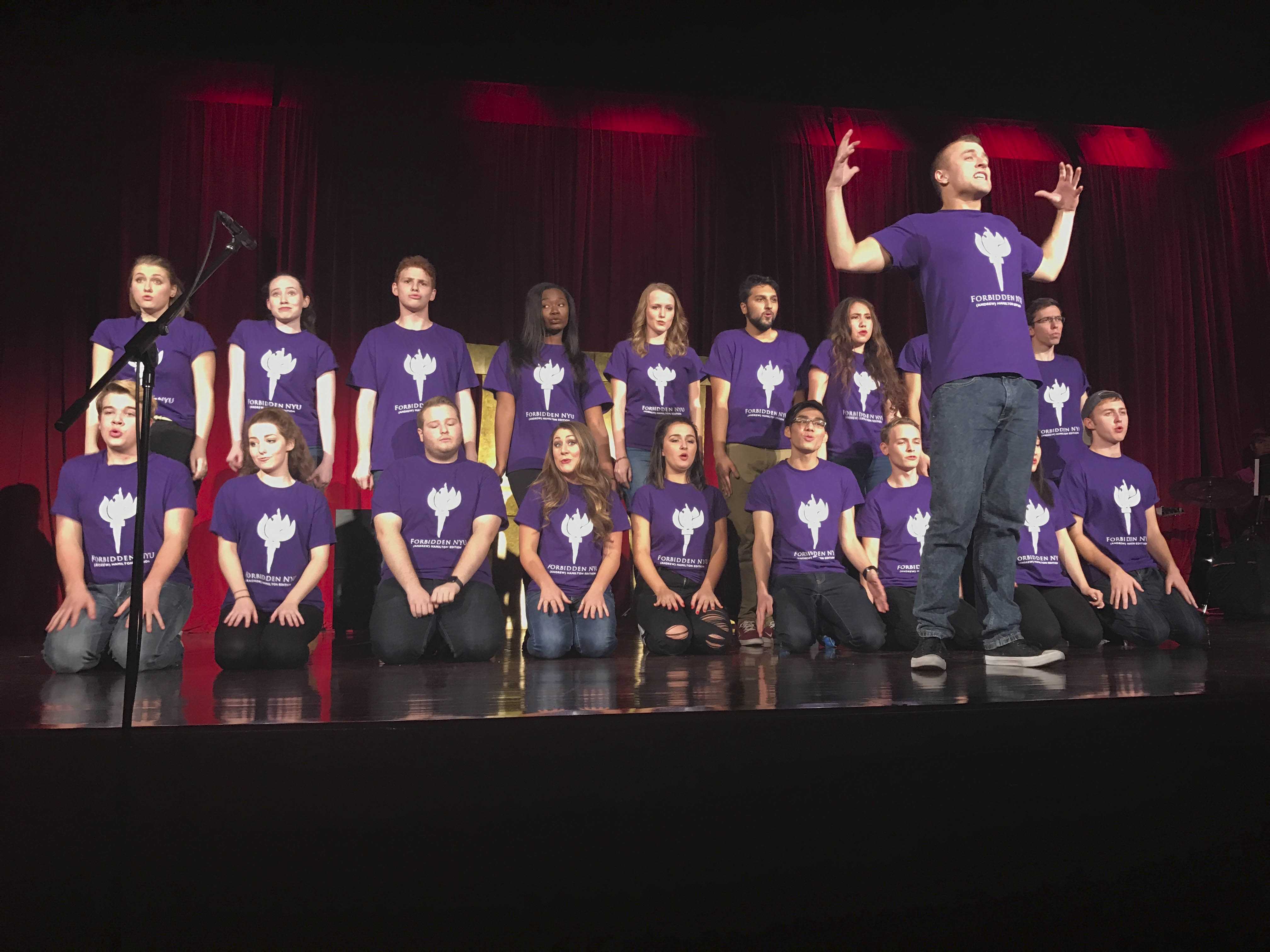 Student members of the College of Arts and Sciences wrote and performed the NYU-themed parody show which ran for three nights.